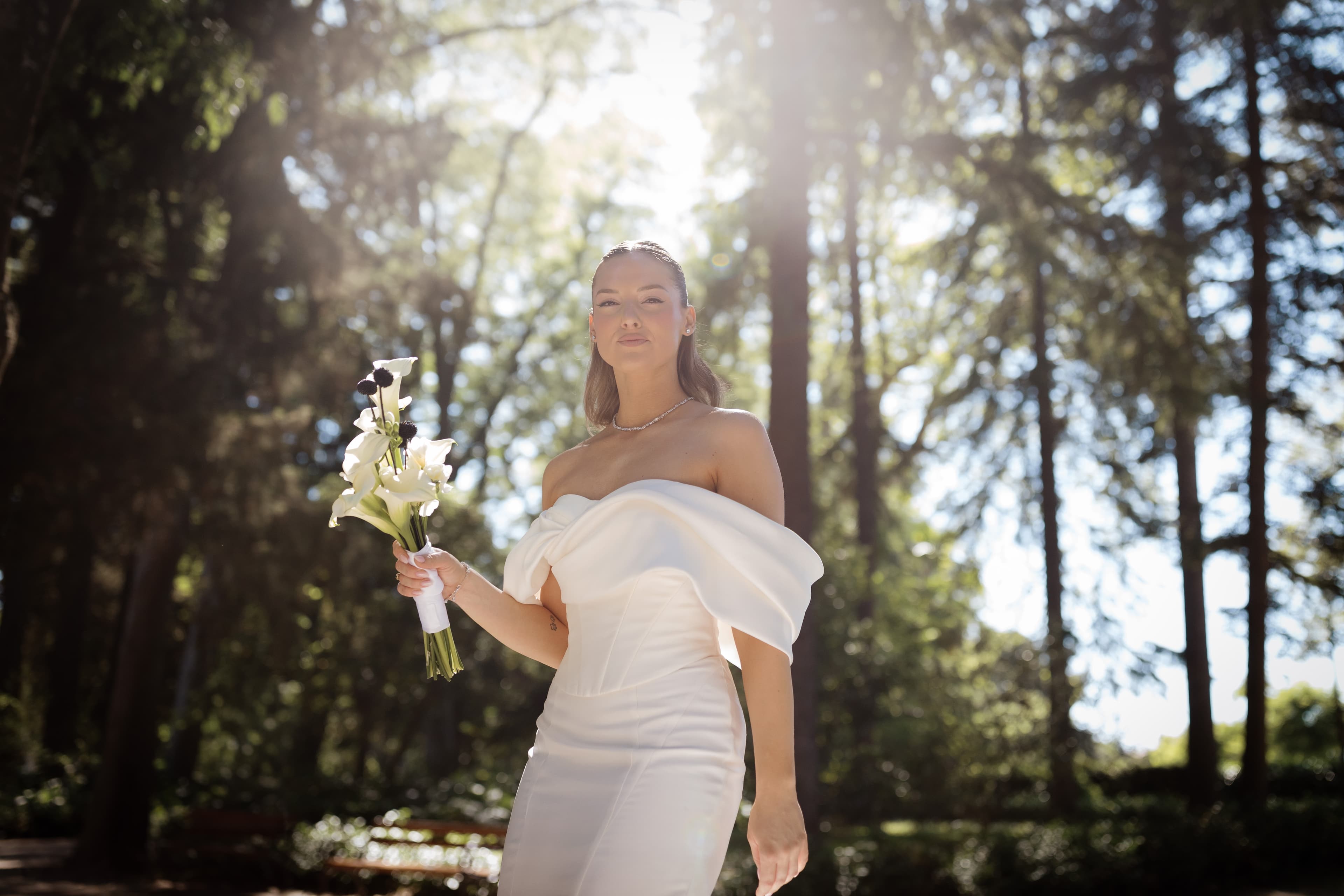 Bridal makeup — šuma